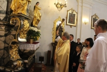  Relikwie św. Faustyny w parafii św. Idziego