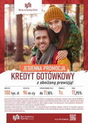 Czytaj więcej: Jesienna promocja kredytu gotówkowego
