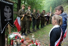  Odsłonięcie pomnika ku czci kpt. "Salwy"