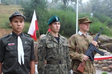  Odsłonięcie pomnika ku czci kpt. "Salwy"