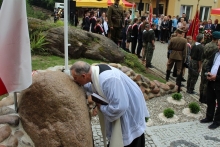  Odsłonięcie pomnika ku czci kpt. "Salwy"