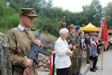  Odsłonięcie pomnika ku czci kpt. "Salwy"