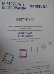 certyfikat mistrz kodowania 