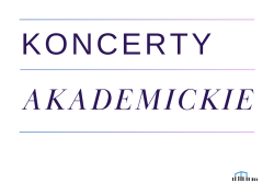 Koncerty akademickie