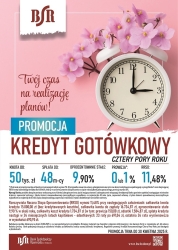 Czytaj więcej: Promocja kredytu gotówkowego Cztery Pory Roku