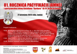 Czytaj więcej: Zaproszenie na uroczystości patriotyczno – rocznicowe w Jamnej 