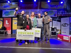 Zawody Balonowe w Nałęczowie zwycięzcy fot. Aerostat loty balonem Facebook