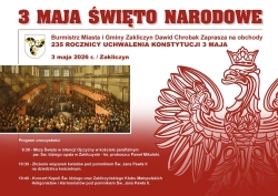 Czytaj więcej: Majowy weekend w gminie Zakliczyn z obchodami Święta Narodowego 